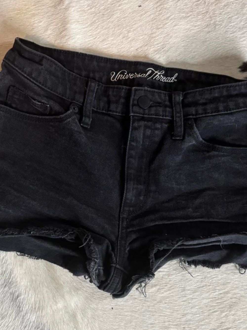 Universal Threads High Waisted Black Shorts